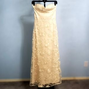 Chi Chi London Champagne Wedding Gown Sz. 4